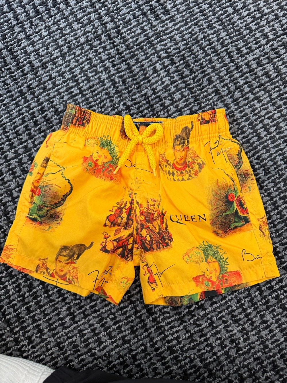 Vilebrequin x Queen Yellow Graphic Swim Trunks